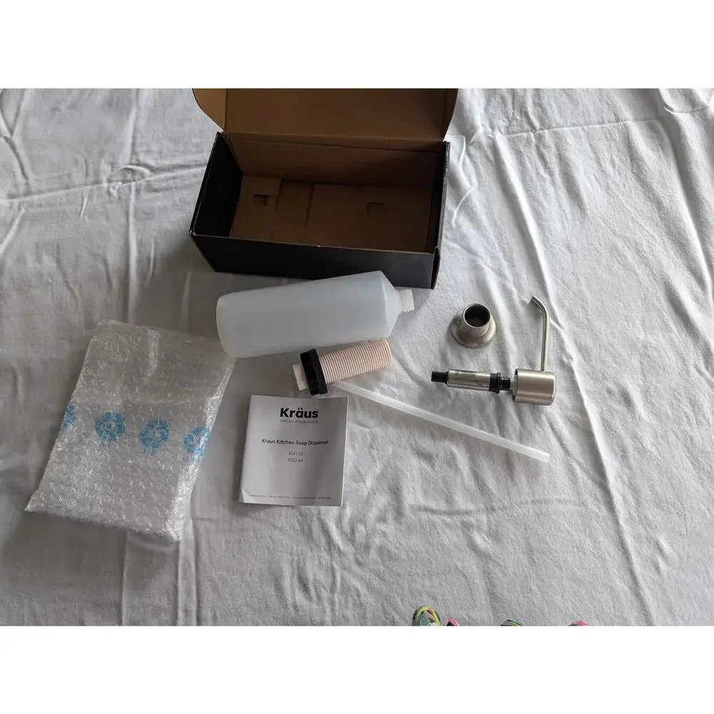 KRAUS Kitchen Soap and Lotion Dispenser in Stainless Steel KSD-41SS (NEW )